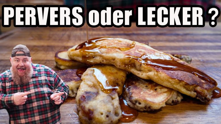 Pancake-Bacon-Fingers: Salzig-süßer Snack vom Grill!