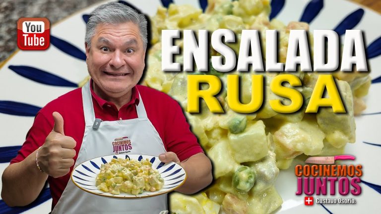 Como preparar una ENSALADA RUSA