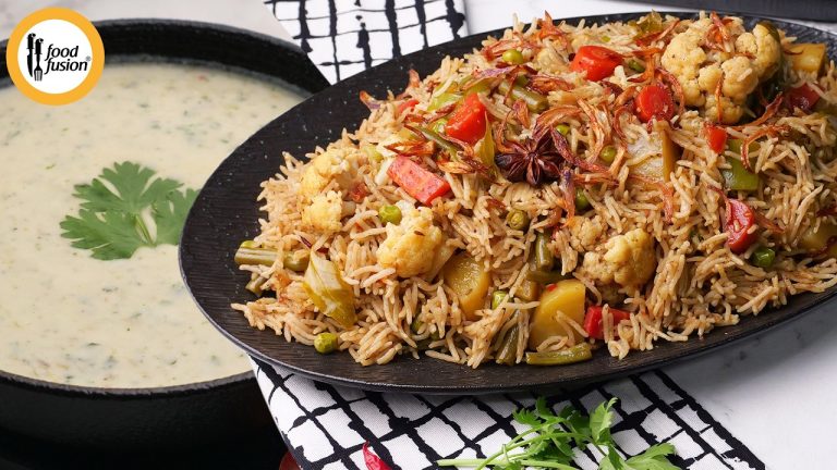 Sabzi Pulao & Raita Recipe by Food Fusion