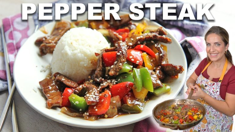 Pepper Steak – 15 Minute Recipe | Better Than Takeout!