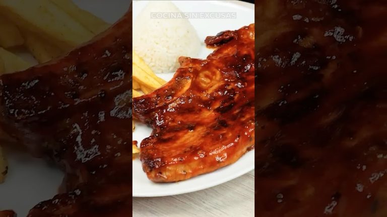 Chuletas de Cerdo en Salsa BBQ #receta #trucosdecocina #cocinasinexcusas