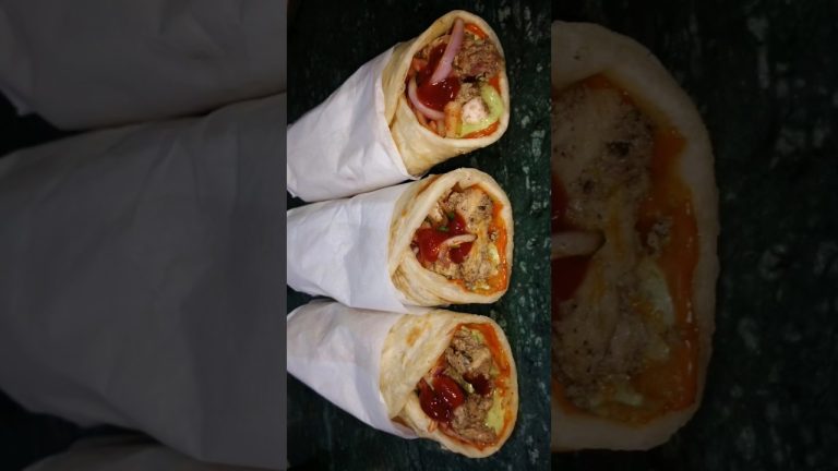 चिकन बोटी रोल बनाने का सबसे आसान तरीका/Chicken Malai Tikka Roll/Chicken Roll/#rolls #wrap #shorts