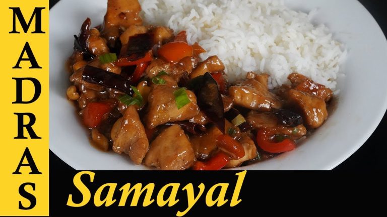 Kung Pao Chicken Recipe in Tamil | Chinese Chicken Stir Fry Recipe in Tamil