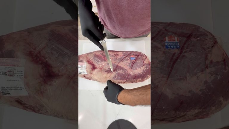 Unwrapping the Holiday Brisket… It’s About to Get Legendary #bbq #beef #nfl #holiday #viral #fyp #vr
