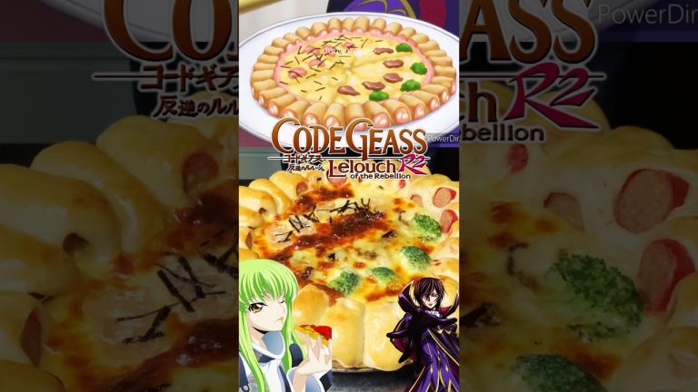 Lelouch and CC Favorite Pizza Inspired by Code Geass
