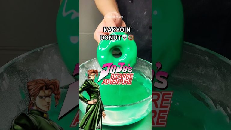 Kakyoin Donut 🍩 from Jojo’s Bizarre Adventure