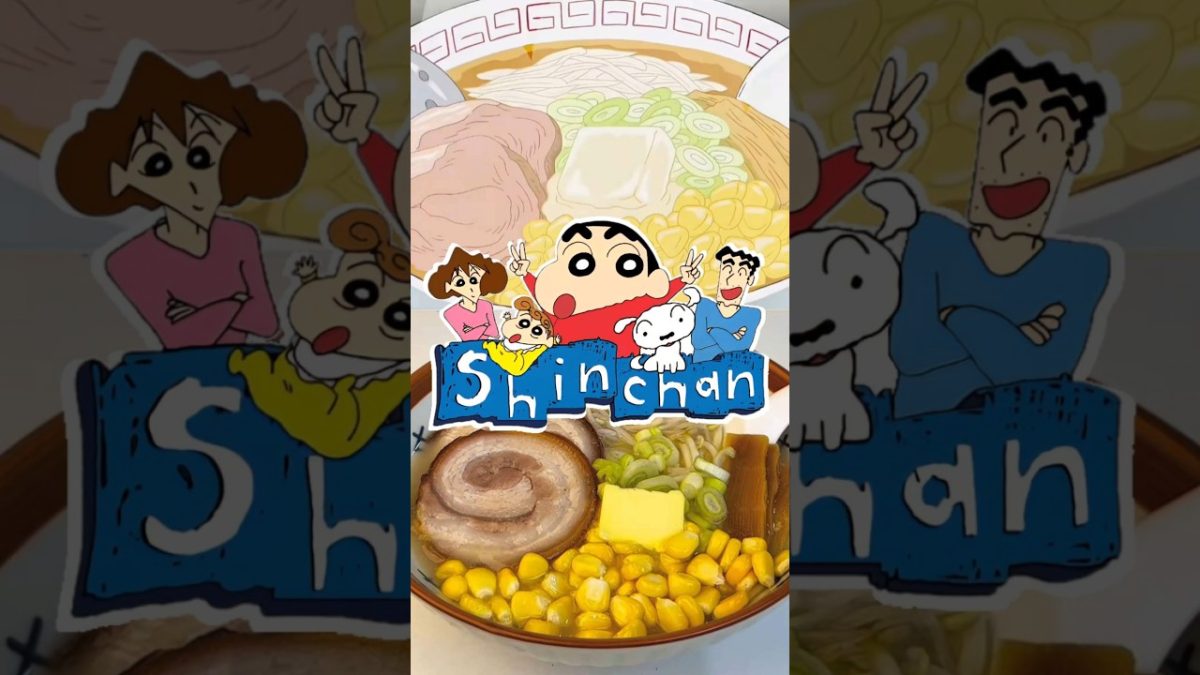 *CRAYON SHIN-CHAN* Hokkaido Ramen  in Real Life