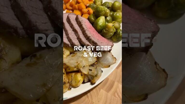 Roast Beef Dinner! RECIPE 👇🏻 #roastbeef #sundayroast