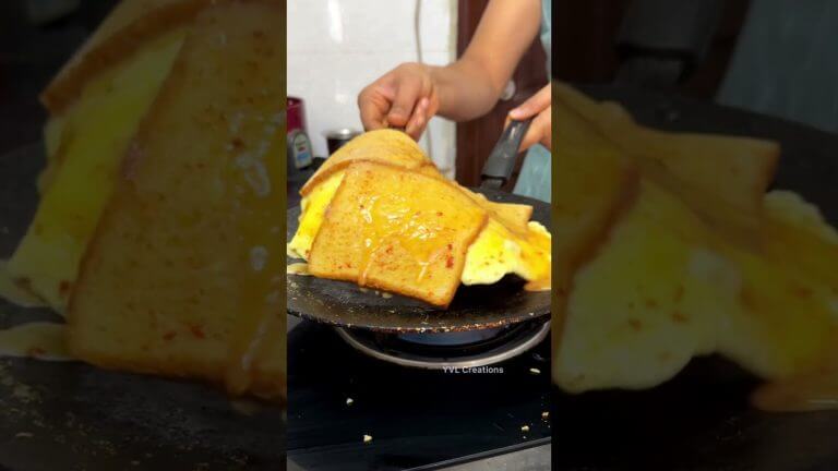 Tasty and healthy Bread Omelette | Quick Breakfast recipe
