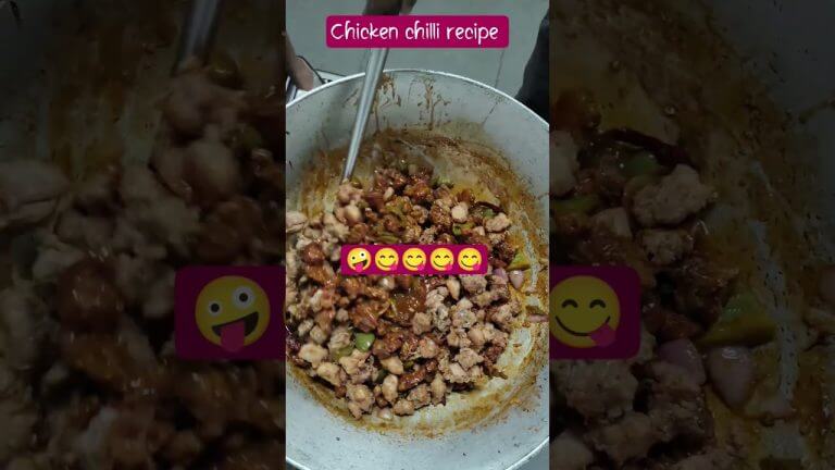 Indian chilli chicken || chilli chicken recipe || how to make || Indian chilli chicken || #shorts 🤪