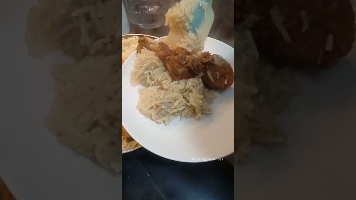 fried chicken pulao#kitchen #explore #foryou #trend #homemade #chicken #recipes #spicy