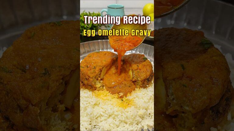 Trending 😋 Egg Omelette Gravy | Easy Egg Recipes in Telugu | Dinner/Lunch Recipe