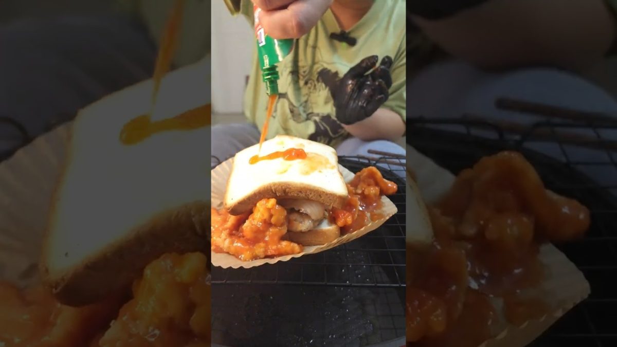 $1 Chinese Sandwich #food #cooking