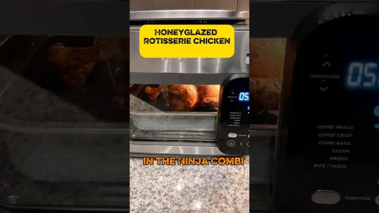 How I Upgrade Store Bought Rotisserie Chicken  Ninja Combi Honey Glazed Recipe