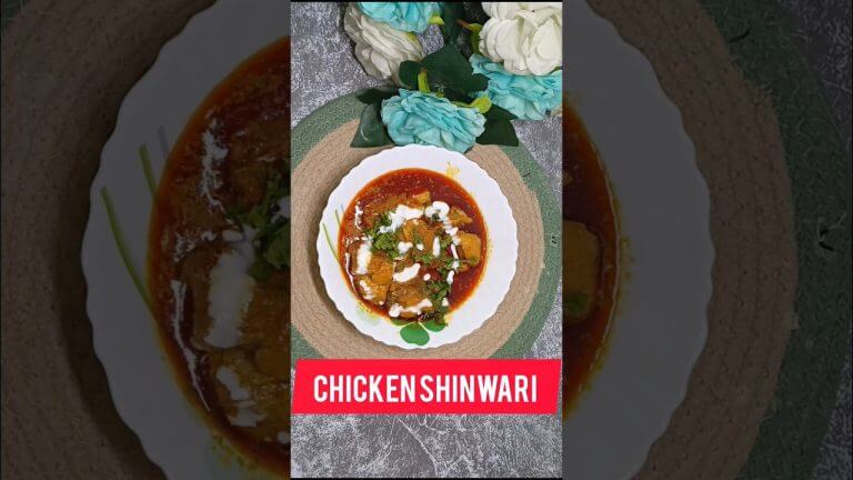 Quick & Easy Chicken Shinwari Karahi Recipe At Home | Cooking Shooking By Saba |#shorts #shortsfeed