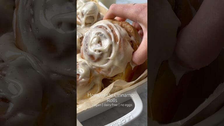 BEST Homemade Vegan Cinnamon Rolls Recipe!!