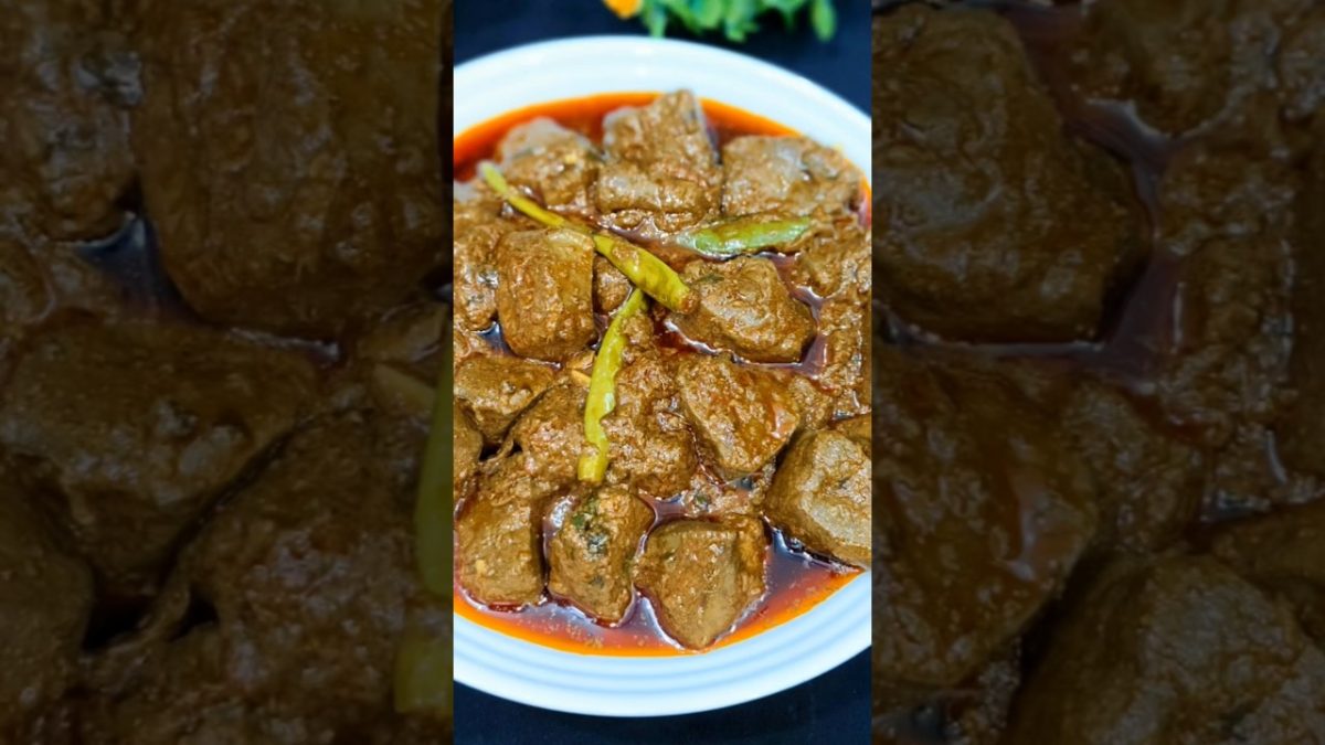 Masaledar Kaleji Recipe | Masala Kaleji | Mutton Kaleji Recipe #shorts #muttonkaleji #beefkaleji