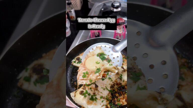 Easy & Tasty Recipe | Tomato Cheese Egg Recipe | Tomato Special Recipe #shorts #subscribe #love