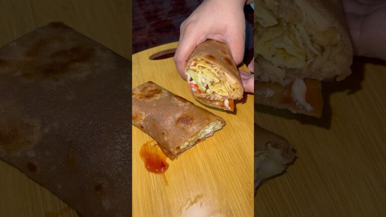 Shami Egg Paratha Roll | Shami Egg Wrap #tfskitchen #shortsfeed #shami #egg #roll #wrap #viral