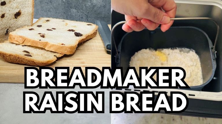 I Tried the Panasonic Bread Maker Raisin Bread Recipe