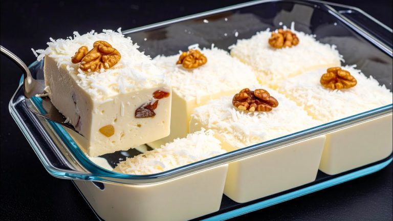 ❗NUR Milch und Kondensmilch! Blitzschnelles Dessert in 5 Minuten – ohne Ofen, Mehl oder Gelatine!