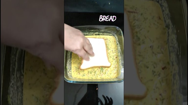 Bread toast with besan  #shorts #breadrecipe