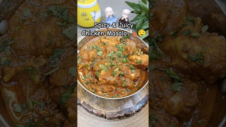 Most Easy Chicken Masala🤤♥️#shorts #viral #chicken