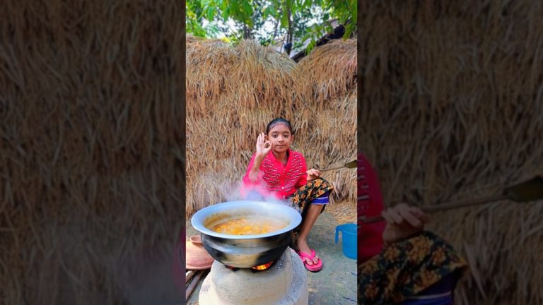 Village Style Beef Fat & Potato Curry – Pure Bangladeshi Flavor! 🌾🔥 #shorts