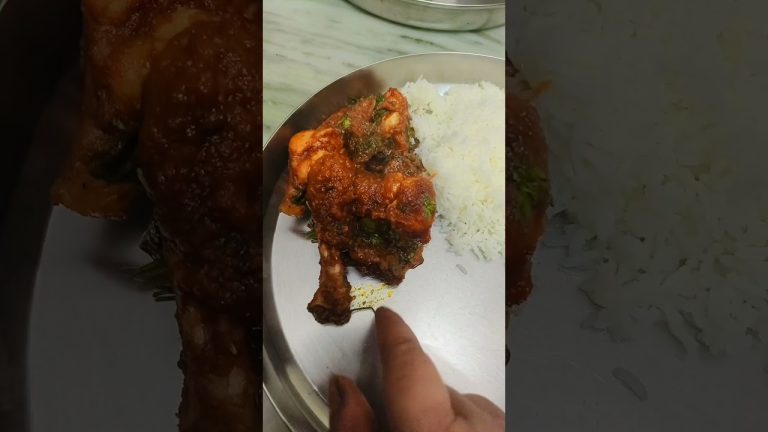 చికెన్ కర్రీతో నా లంచ్🍗🍛🤤😋#food#chicken#lunch#chickencurry#nonveg#youtubeshorts#ytshorts#support#