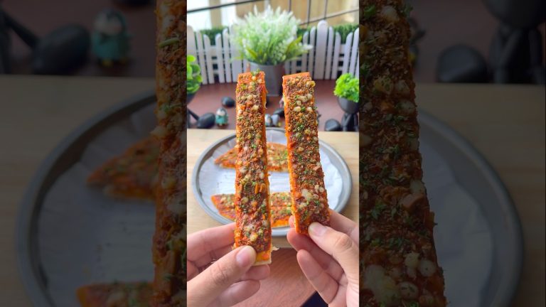 #shorts Spicy Schezwan Garlic Bread In 15 Mins #easyrecipes #ashortaday