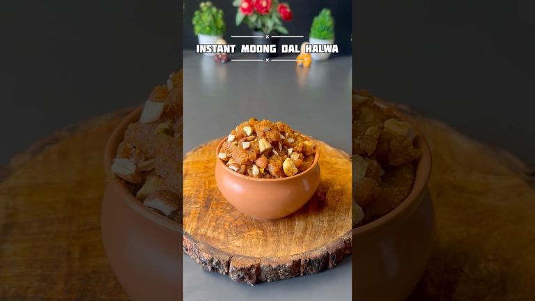 Viral Moong dal halwa Recipe #halwa #dessert #food #shorts