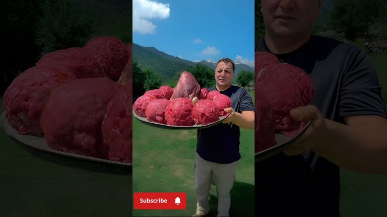 🍅Stuffed tomatoes wrapped in Chops  #outdoorcooking #cookingoutdoors #beefrecipes #ovenrecipes