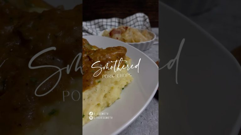 Smothered Pork Chop Recipe