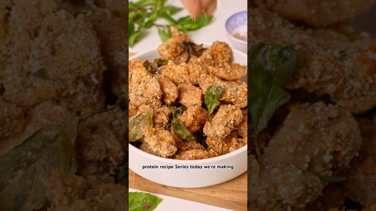 Day 17/30 High Protein Recipes: TAIWANESE POPCORN CHICKEN IN AIR FRYER