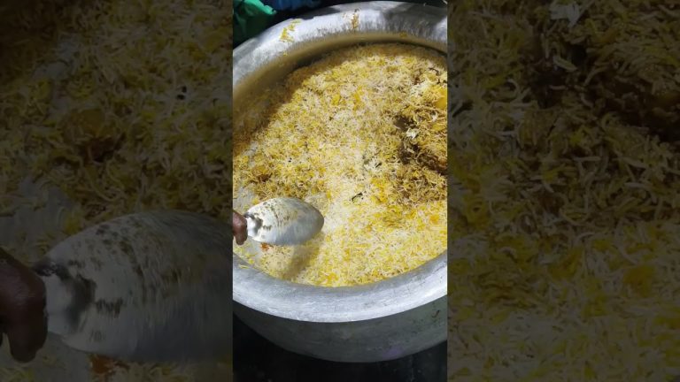 Beef Biryani Full 80 Rupees 🤯 #shorts #streetfood #trending #viralvideo