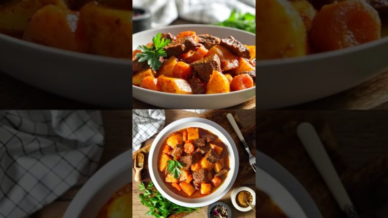 GULAS de vita cu cartofi | Mancare satioasa pentru toata familia