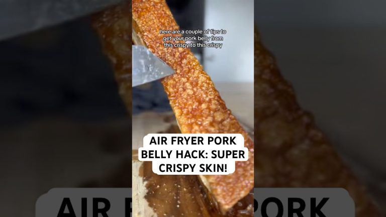 CRISPY PORK BELLY 🐷🔥 IN THE AIRFRYER! FORGET YOUR DIETS! TIME TO MAKE CRISPY PORK BELLY PERFECTION