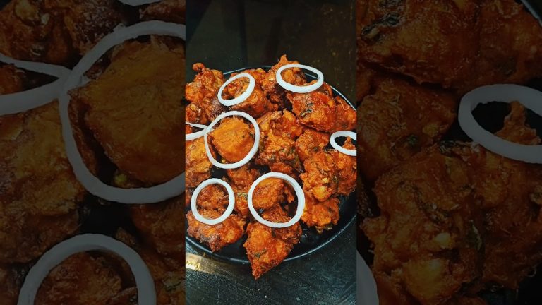 Crispy Chicken Pakoda Recipe 🤤 | Tasty Chicken Recipe #recipe #shorts #trending