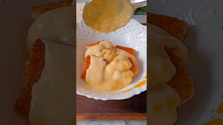 Easy Bread Custard Recipe😍 |dessert Recipe#shortsfeed #recipe # shorts