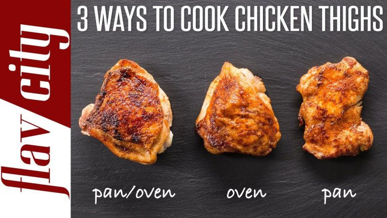 3 Ways To Cook The Juiciest Chicken Thighs Ever – Bobby's Kitchen Basics