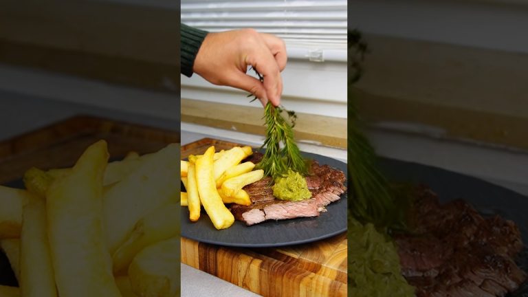 Steak with Entrecôte sauce 😍🥩 #shorts #viralshort