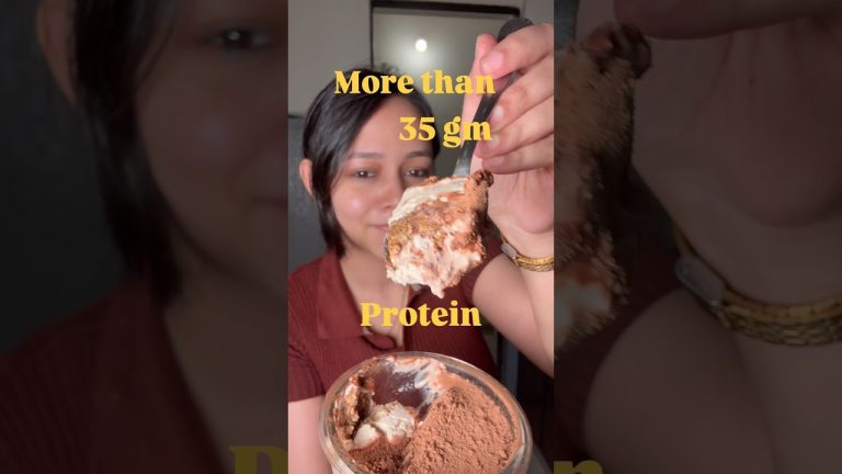 High Protein Dessert – No BAKE Tiramisu Cheesecake 🍨 | @iAparnaRathore  #dessert #highprotein