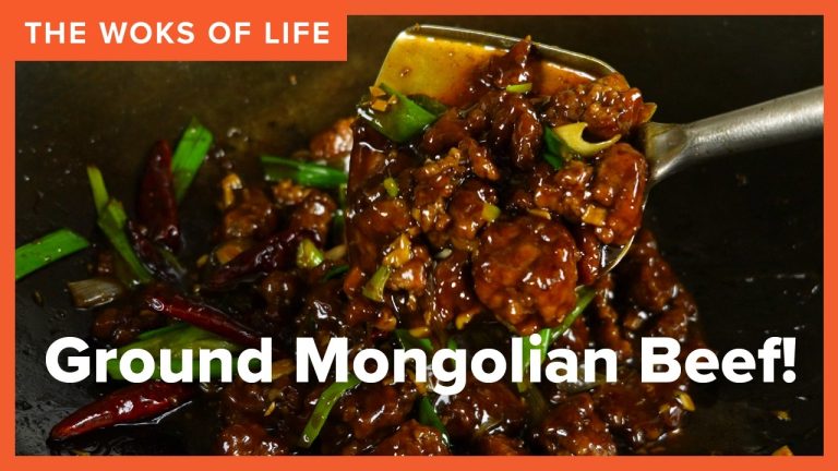 Easy Mongolian Beef for when all you have is ground beef | The Woks of Life