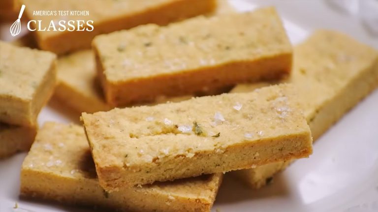 A No-Fuss Shortbread Recipe That’s Sweet and Savory | America’s Test Kitchen