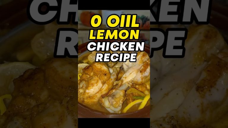 Day 18/100 lemon chicken 🐓 | #fatloss #0oil #gymdiet #chicken #shorts