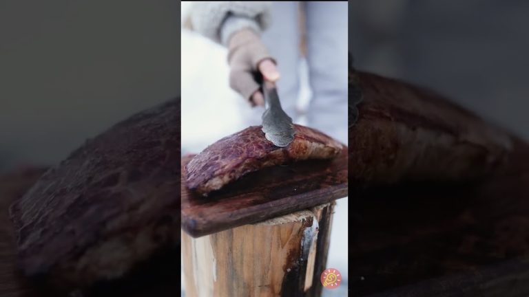 Griglia Invernale Fatta Con Rami: BBQ Nella Natura! 🌲🔥