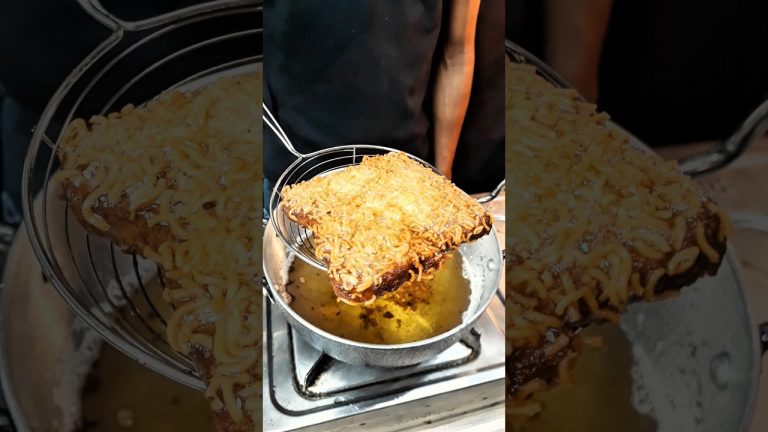 Maggi Bread Recipe 😳🔥 #asmr