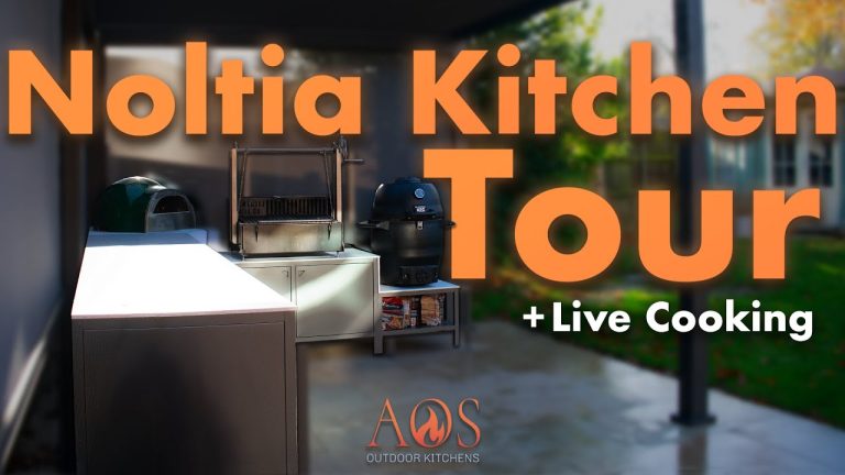 Modern Modular Outdoor Kitchen Tour with Cooking | Delivita, Somerset Grill & Broil King Keg Setup