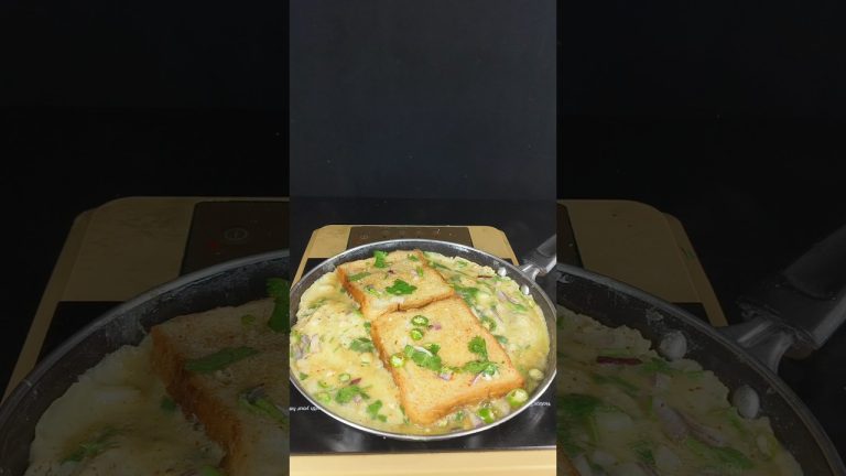 Special Cheesy Bread Omlet Recipe #shorts #breadrecipe #omlet #vairal