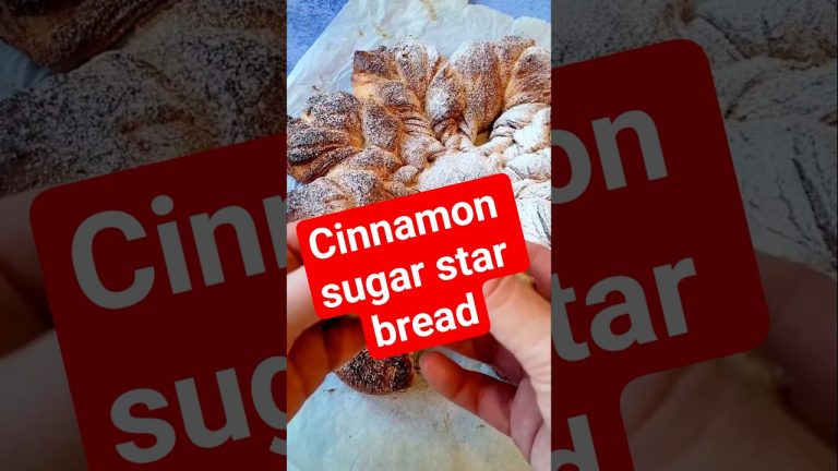 Comment STAR for your recipe to get baking this delicious cinnamon sugar star bread 🌟🍞